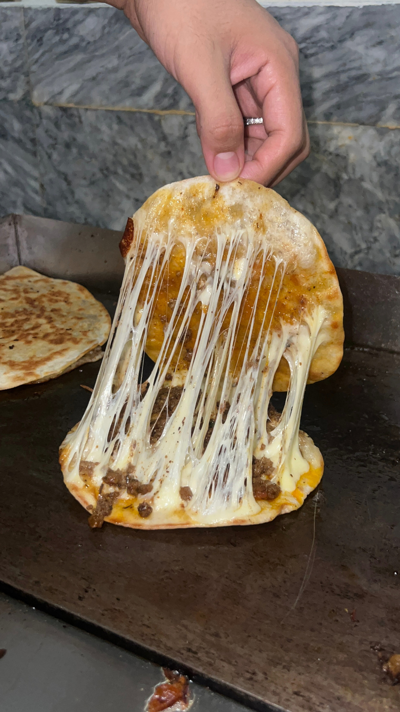 Freshly made Taco Tambayan soft corn tortillas